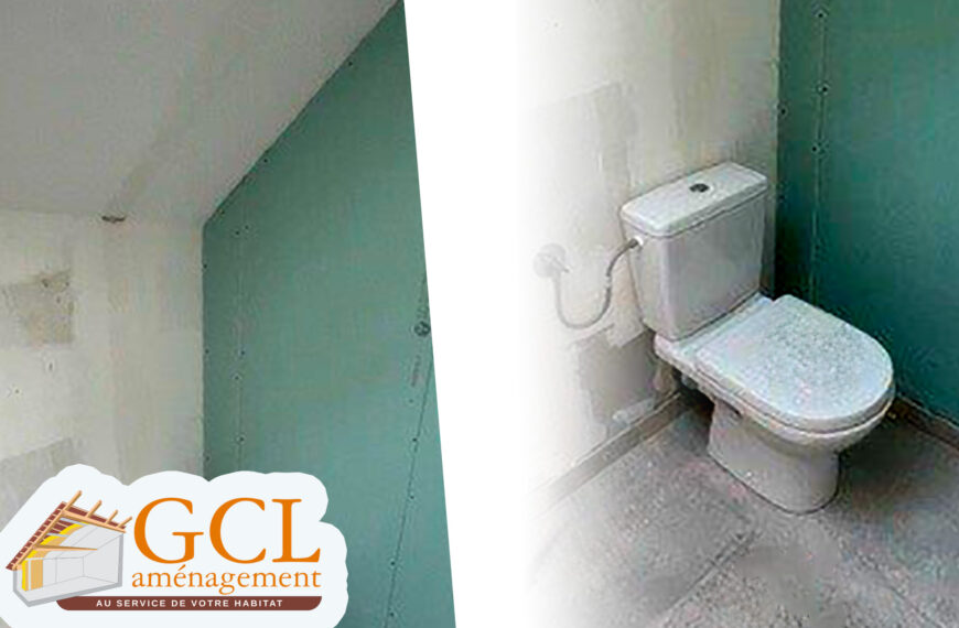 Réfection d’espace sanitaire en plusieurs étapes